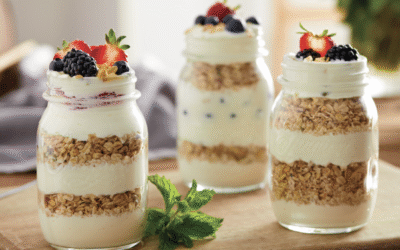 Yogurt and Granola Cereal Parfait