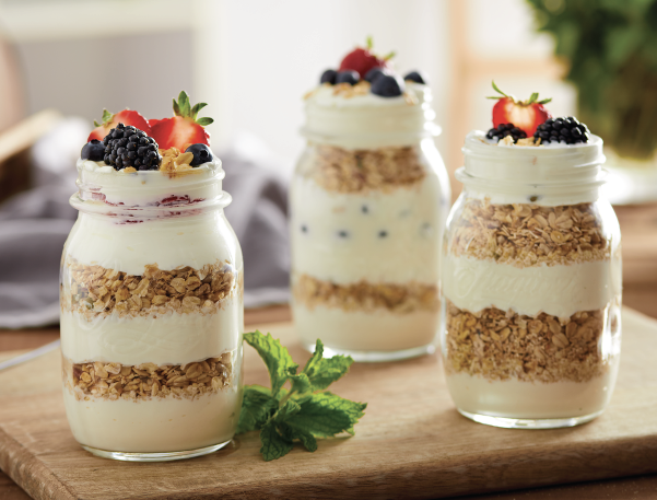 Yogurt and Granola Cereal Parfait